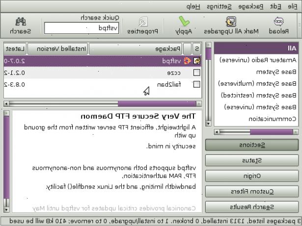 Hoe te installeren vsftpd FTP op ubuntu linux. Wijzig de configuratie bestand.