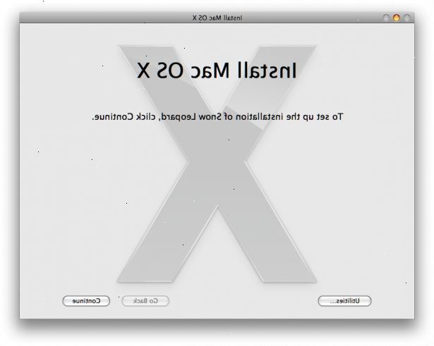 Hoe je Mac OS X (Leopard en eerder) opnieuw installeren. Beslis over een back-up locatie.