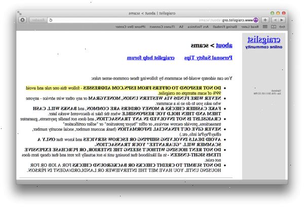 Hoe je oplichting op craigslist voorkomen. Zoeken en bladeren in je eigen stad of staat grenzen.