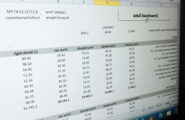 Hoe te houden van de voorraden te houden met MS Excel. Klik op de &#39;office knop&#39; in de linker bovenhoek van de applicatie.