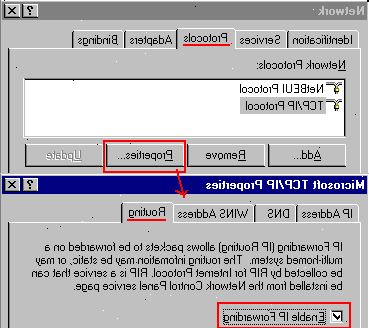 Het IP-routering. Start de Register-editor, dat is een tool die u toelaat om wijzigingen in Windows-programma&#39;s te maken.