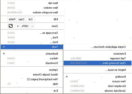 Hoe je webgeschiedenis wissen. Selecteer het menu Extra (IE6) of het gereedschap gereedschap>.