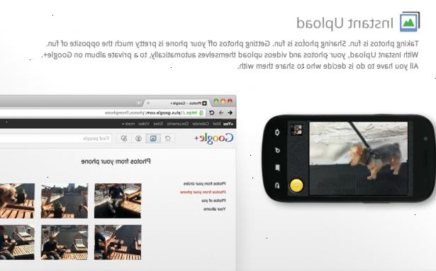 Hoe om foto's te uploaden in google+. In je stream, klikt u op het camera-icoontje in de doos aandeel.