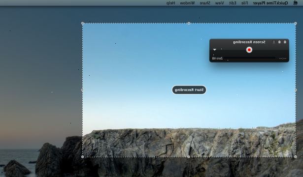 Hoe kunt u uw scherm op te nemen op mac. Lanceren quicktime player.