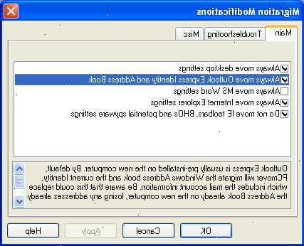 Hoe Microsoft Outlook XP/2003 instellingen te migreren naar een nieuwe pc. Open Microsoft Outlook XP/2003 op de oude PC en wacht tot hij klaar is met het downloaden van e-mail.