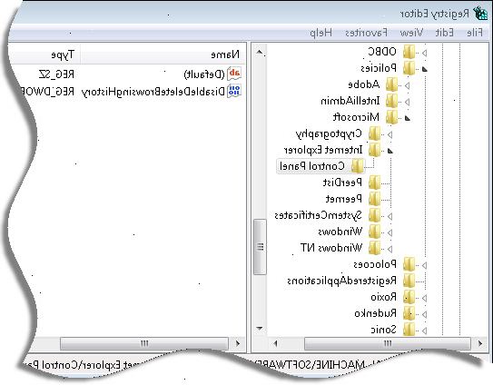 Hoe te verwijderen browser geschiedenis te schakelen in Internet Explorer. Open de groepsbeleid editor (werkt niet met Vista of XP Home Edition).