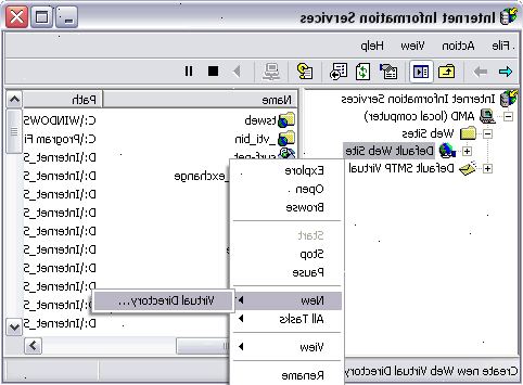 Het configureren van IIS voor Windows XP Pro. Zodra het volledig is geïnstalleerd, moet je om het te openen (dit kan lastig zijn, want het bevat geen snelkoppelingen op het bureaublad of in het startmenu).