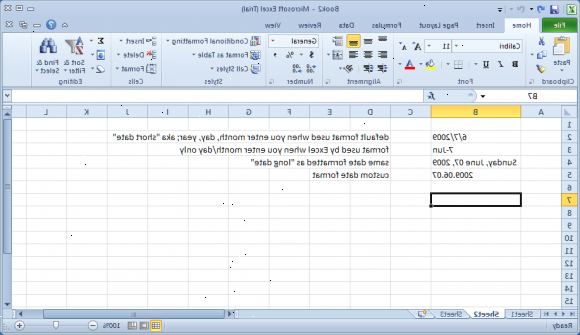 Hoe maak je date formats veranderen in Microsoft Excel. Markeer alle datumvelden het.
