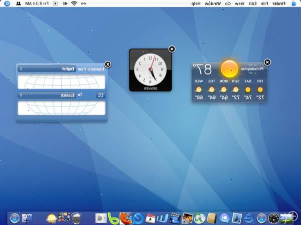Hoe kun je je eigen Windows XP-bureaublad te laten uitzien als een koele mac desktop. Verwijder alle ongebruikte snelkoppelingen en pictogrammen.