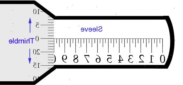 Hoe een buitenmicrometer gebruiken en te lezen. Vertrouwd te raken met de anatomie van een micrometer.