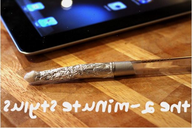 Hoe maak je een stylus maken. Hier krijg je een (open voor het grote blad) en een popsiclestok.