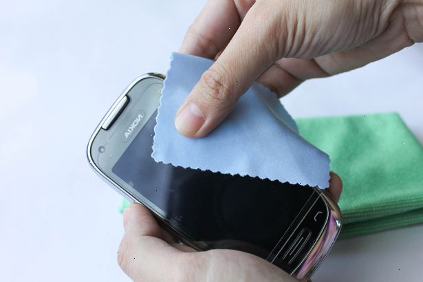 Hoe maak je een touchscreen te reinigen. Kies een microfiber doekje.