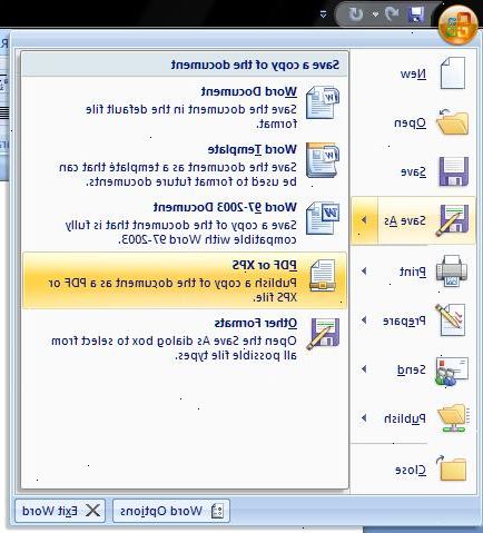Hoe je Microsoft Office Word 2007 gebruiken. Laten we beginnen met de werkbalk.