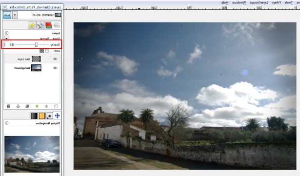 Hoe maak je een vignet toe te voegen aan een foto met GIMP. Voeg een nieuwe, zwarte laag.