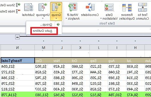 Hoe te groeperen en overzicht excel gegevens. Open het bestand dat u wilt werken.