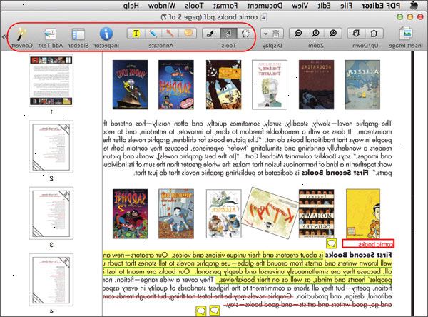 Hoe u tekst in een PDF-document markeren. Klik op de adobe knop aan de onderkant van het document aan de werkbalk Adobe openen.