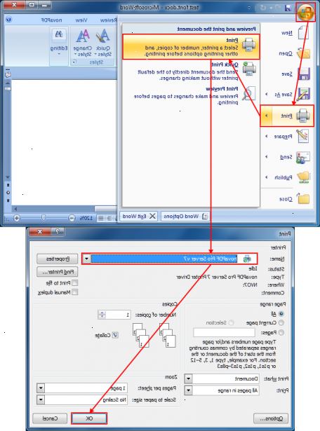 Hoe een PDF te converteren naar een Word-document. Klik op "bestand.".