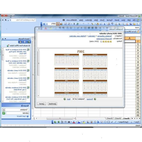 Hoe maak je een kalender in Microsoft Excel te creëren. Bepaal wat je wilt in een kalender.