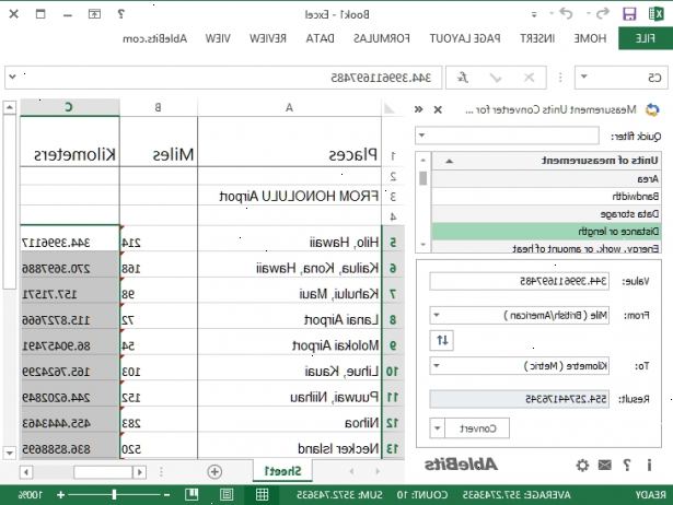 Hoe te meten gemakkelijk omzetten in Microsoft Excel. Open het Microsoft Excel-programma.